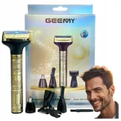 Trymery - TRYMER GOLARKA DO NOSA USZU BRODY WŁOSÓW ZAROSTU 4w1 MOCNY MASZYNKA USB - miniaturka - grafika 1