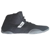 Kimona, stroje i obuwie - La Sport Buty Zapaśnicze Bokserskie Black - miniaturka - grafika 1