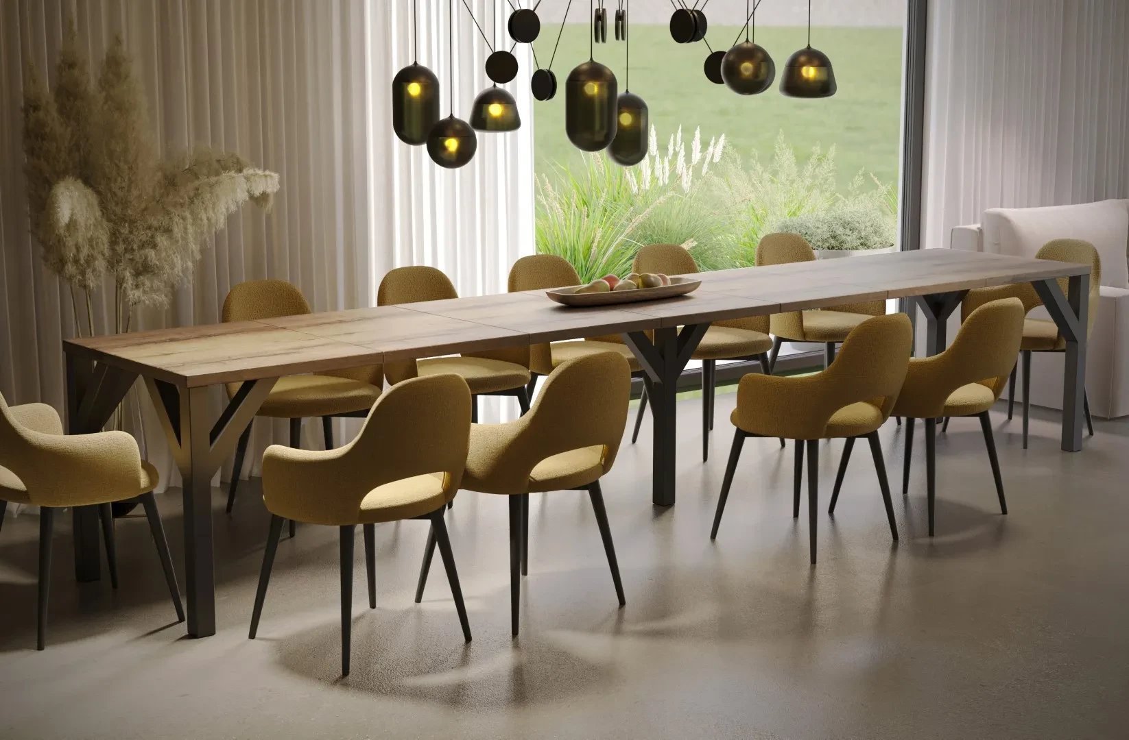 Stół rozkładany DUNAJ 130240x90 dąb monastery ENDO