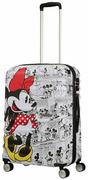 Walizki dla dzieci - American Tourister Walizka średnia Wavebreaker Disney - Minnie comics white 85670-7484 - miniaturka - grafika 1