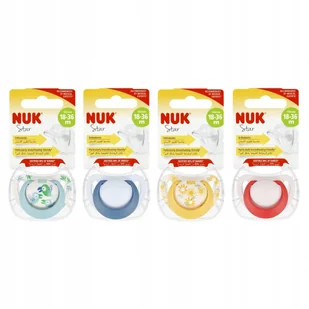 ND39_539468 NUK SMOCZEK USP 18-36M STAR 10739748 - Smoczki uspokajające - miniaturka - grafika 1