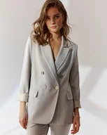 Marynarki i żakiety damskie - Żakiet Alter Szary - miniaturka - grafika 1