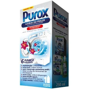 Clovin Purox Czyścik Antybakteryjny W Płynie Do Pralek 250ml . CLO000419 - Środki do kuchni i łazienki - miniaturka - grafika 1
