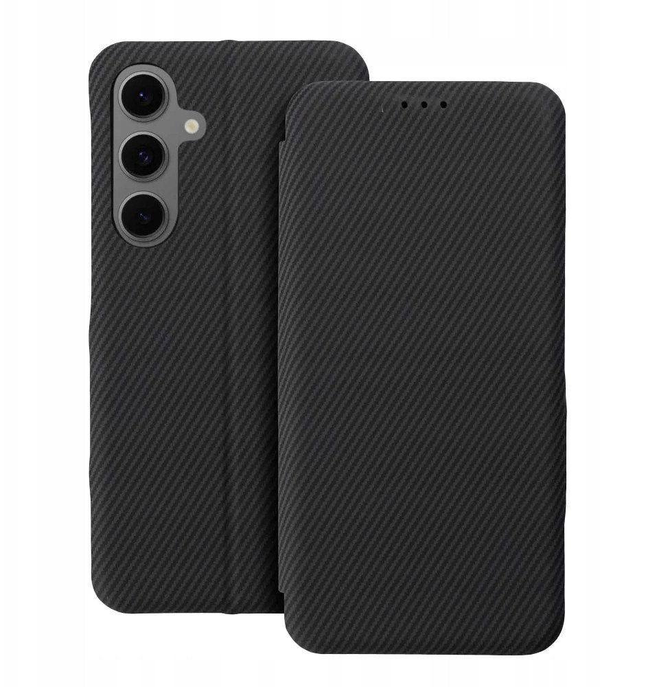Kabura FOLIO Side Magnet do SAMSUNG S25 PLUS czarny