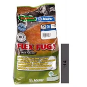 Fugi - MAPEI Flex fuga N.114 ALU Glazurnik 5 kg antracyt - miniaturka - grafika 1