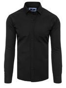Koszule męskie - Koszula męska elegancka czarna Dstreet DX2478 - miniaturka - grafika 1