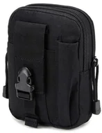 Nerki - SASZETKA TAKTYCZNA MILITARNA NERKA BIODROWA WOJSKOWA NA TELEFON CZARNA - miniaturka - grafika 1