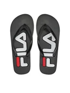 Klapki i japonki damskie - Fila Japonki Troy Zeppa Slipper Wmn FFW0271 Czarny - miniaturka - grafika 1