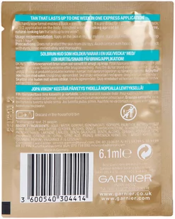 Garnier Ambre Solaire saszetka No Streaks Bronzer by Self-TAN Face Wipe (One Singular) C2192212 - Pozostałe kosmetyki - miniaturka - grafika 2