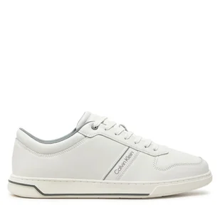 Sneakersy Calvin Klein Low Top Lace Up Logo HM0HM01491 Biały - Sneakersy męskie - miniaturka - grafika 1