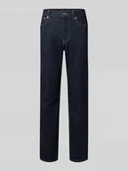 Spodnie męskie - Jeansy o kroju regular fit z mieszanki bawełny - miniaturka - grafika 1