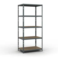 Szafy i regały magazynowe - B2B Partner Regał półkowy 1954 x 900 x 600 mm, nośność 175 kg 540027 - miniaturka - grafika 1