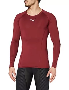 Puma Koszulka męska LIGA Baselayer Tee LS czerwony CORDOVAN M 655920 - Koszulki męskie - miniaturka - grafika 1