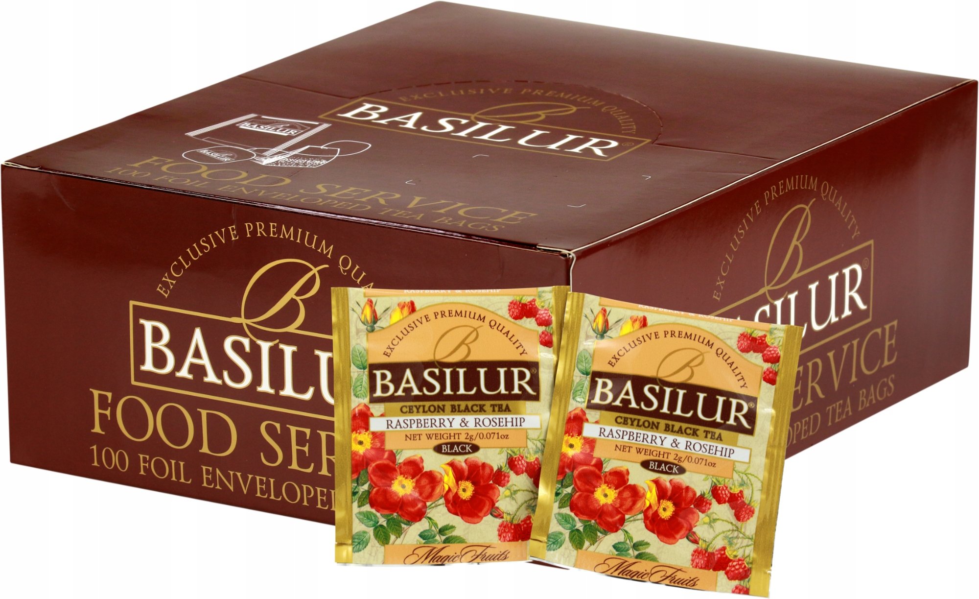 Herbata czarna Basilur Raspberry Rosehip HoReCa