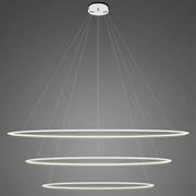 Lampy sufitowe - Altavola Design Lampa wisząca Ledowe Okręgi No.3 230 cm in 3k biała LA075/P_230_in_3k_white - miniaturka - grafika 1