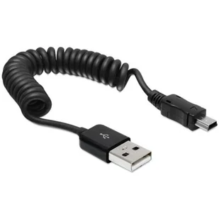 Delock Kabel USB AM-USB Mini Spirala 20-60cm AKDEKKU0001 - Kable USB - miniaturka - grafika 1