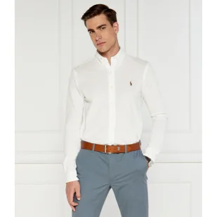 POLO RALPH LAUREN Koszula KNIT OXFORD | Regular Fit - Koszule męskie - miniaturka - grafika 1