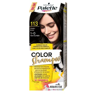 Schwarzkopf Palette Color Shampoo 133 Czerń - Farby do włosów i szampony koloryzujące - miniaturka - grafika 2