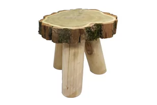 Kwietnik taboret stołek drewniany MAŁY - Kwietniki - miniaturka - grafika 1