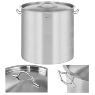 Garnki - Royal Catering Garnek gastronomiczny z pokrywką stalowy nierdzewny do kuchenki indukcyjnej 36 L 1009288 - miniaturka - grafika 1