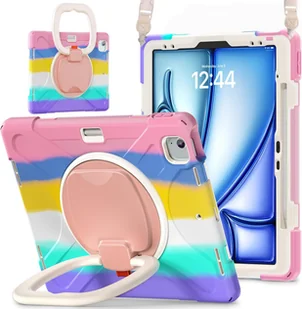 Etui do iPad Pro 5/4/3 12.9” z Podstawką i Paskiem na Ramię Kolorowe - Etui do tabletów Etui do iPad Pro 5/4/3 12.9” z Podstawką i Paskiem na Ramię Kolorowe - Etui do tabletów - miniaturka - grafika 1