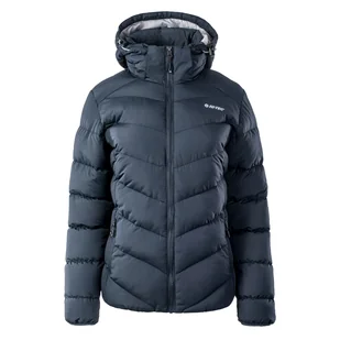 Damska Kurtka zimowa pikowana HI-TEC LADY SAFI II 26563-BN/MICRO CHIP – Granatowy - Kurtki damskie - miniaturka - grafika 1