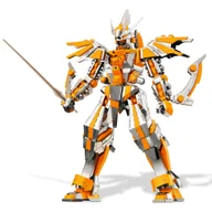 Puzzle - Piececool Puzzle Metalowe Model 3D - Mech Zbroja Ksiä™Ĺľycowego Ostrza - miniaturka - grafika 1