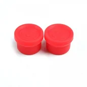 Akcesoria do drona - Para sylikonowych nakładek na joysticki aparatur DJI - czerwone - miniaturka - grafika 1