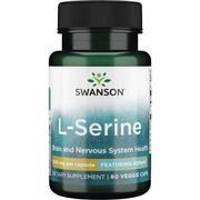 Suplementy diety - Swanson L-Serine, 500 mg, 60 kapsułek ziołowych - miniaturka - grafika 1
