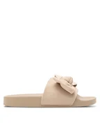 Klapki i japonki damskie - Clara Barson Klapki FABIA WSS20734-04 Beżowy - miniaturka - grafika 1