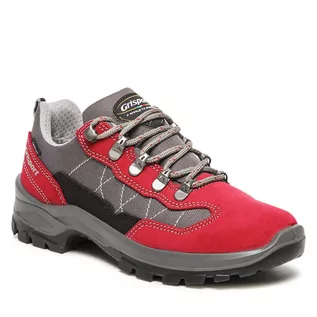 Buty trekkingowe damskie - Trekkingi GRISPORT - 14519S25G Grey/Burgundy - grafika 1