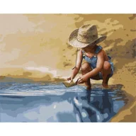 Malowanie po numerach - Malowanie po numerach - W dzieciństwie 40x50cm - miniaturka - grafika 1