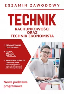 Egzamin zawodowy. Technik rachunkowości oraz technik ekonomista - E-booki - nauka - miniaturka - grafika 1