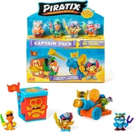 Figurki dla dzieci - PIRATIX Golden Treasure Captain Pack 4 Figurki Losowe - miniaturka - grafika 1