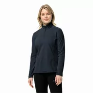 Bluzy damskie - Damska bluza polarowa Jack Wolfskin TAUNUS HZ W night blue - S - miniaturka - grafika 1