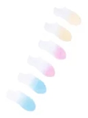 Skarpetki dla dzieci - Skarpety stopki niskie dwukolorowe Tie Dye 3PAK 31-34 - miniaturka - grafika 1