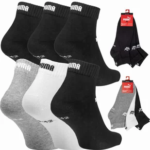 Puma Skarpety Skarpetki 6 Pak 35-38 Czarne + Mix - Skarpetki męskie - miniaturka - grafika 1