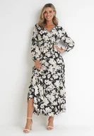 Sukienki - Biało-Czarna Sukienka Phellenia - miniaturka - grafika 1