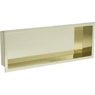 Półki łazienkowe - Mexen X-Wall-R półka wnękowa z kołnierzem 60 x 20 cm, złota - miniaturka - grafika 1
