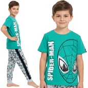 Piżamy chłopięce - MARVEL Spider-Man BAWEŁNIANA piżama dla chłopca, Piżamka z długimi spodniami DLA FANA 4-5 lat 110 cm - sarcia.eu - miniaturka - grafika 1