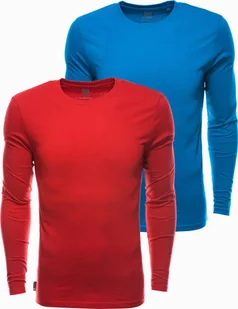 Ombre Zestaw longsleeve męski z długim rękawem - mix 2-pak V5 Z43 M - Koszulki męskie - miniaturka - grafika 1