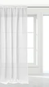 Firany - Firana gotowa na taśmie Luna 140x270 cm biała Spod Igły i Nitki - miniaturka - grafika 1
