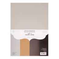 Szkolne artykuły papiernicze - Karton gładki, A4, earth tones - miniaturka - grafika 1