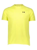 Koszulki sportowe męskie - Under Armour Koszulka sportowa "Tech" w kolorze żółtym - miniaturka - grafika 1