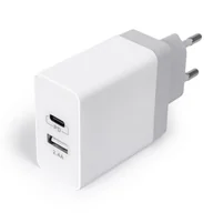 Ładowarki do telefonów - Ładowarka 2w1 USB-C USB PD Quick 17W 3.4A SPC-01W - miniaturka - grafika 1