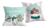Kołdry i poduszki dla dzieci - Poduszka dekoracyjna Pusheen 40 x 40 cm Halantex kot kotek dziecięca jasiek - miniaturka - grafika 1