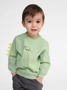 COOL CLUB Bluza w kolorze zielonym - Bluzy i sweterki niemowlęce - miniaturka - grafika 1