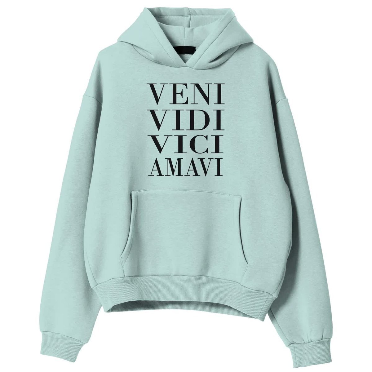 Bluza Damska PEPPERMINT Z Kapturem VENI VIDI VICI AMAVI Dla Fanek Rozm S
