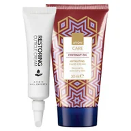 Zestawy kosmetyków damskich - Avon Zestaw 2 Kosmetyków Do Dłoni Krem Do Rąk Kokos + Krem Do Skórek - miniaturka - grafika 1