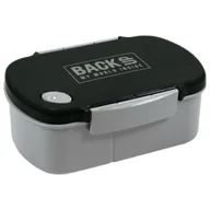Lunch boxy - Śniadaniówka BackUp 7 B56 czarny/szary DERFORM - miniaturka - grafika 1
